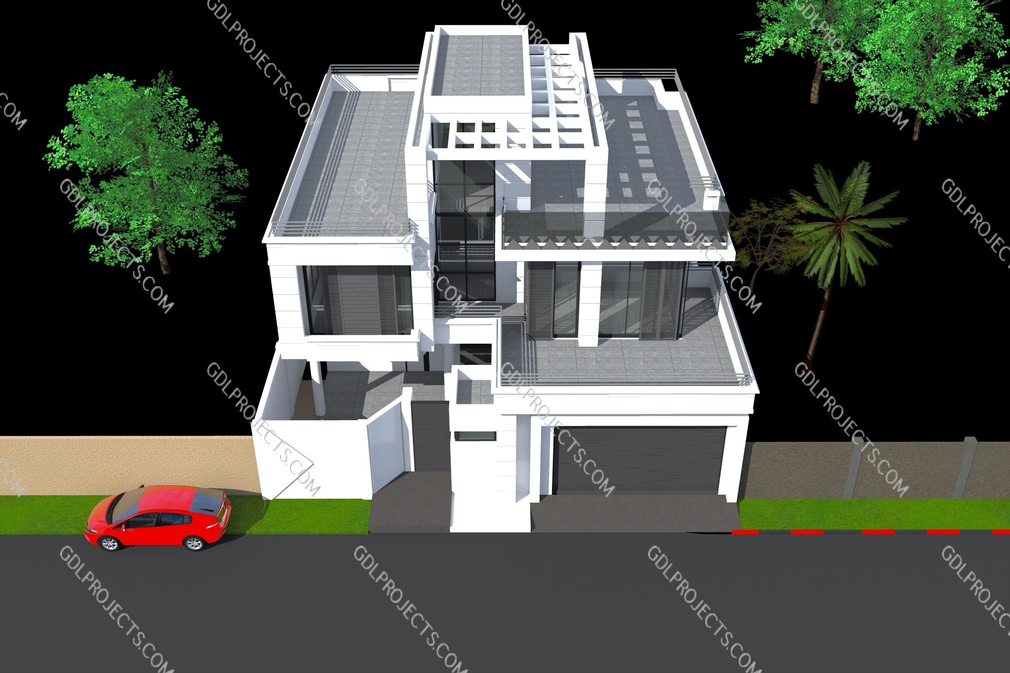 Vue du projet 306-Villa R+1